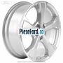 Janta aliaj 18 inch, 5 spite silver machined Ford Kuga 2016-2018 1.5 TDCi 120 cp XWMB, XWMC diesel