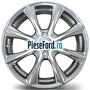 Janta aliaj 18 inch, 8 spite gri polish Ford Fiesta 2017-2023 1.0 EcoBoost mHEV 155 cp BZJA Hybrid