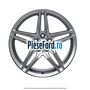 Janta aliaj 19 inch, 5 spite duble argintiu forjat fata Ford Mustang 2018-2022 5.0 V8 450 cp 50SDEM benzina