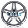 Janta aliaj 19 inch, 5 spite duble argintiu forjat spate Ford Mustang 2015-2018 2.3 EcoBoost 314 cp N38H, N48H benzina | Foto 2