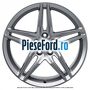 Janta aliaj 19 inch, 5 spite duble argintiu forjat spate Ford Mustang 2015-2018 5.0 V8 418 cp MF8F benzina