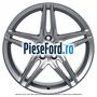 Janta aliaj 19 inch, 5 spite duble argintiu forjat spate Ford Mustang 2018-2022 2.3 EcoBoost 290 cp C23HD0D benzina