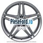 Janta aliaj 19 inch, 5 spite duble argintiu forjat spate Ford Mustang 2018-2022 2.3 EcoBoost 290 cp C23HD0D benzina | Foto 2