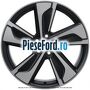 Janta aliaj 19 inch, 5 spite matte black Ford Puma 2020-2023 1.0 EcoBoost mHEV 125 cp B7JA, B7JB Hybrid