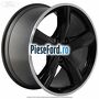 Janta aliaj 19 inch, 5 spite negru Bullitt GT spate Ford Mustang 2018-2022 5.0 V8 450 cp 50SDEM benzina