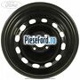 Janta tabla 14 inch argintiu Ford Ka plus 2019-2020 1.2 Ti 70 cp C12FDOS, ENAP benzina