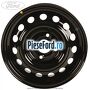 Janta tabla 14 inch negru Ford Ka plus Active 2019-2020 1.2 Ti 70 cp C12FDOS, ENAP benzina
