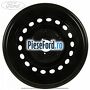 Janta tabla 15 inch culoare negru Ford Tourneo Custom 2014-2018 2.0 EcoBlue 105 cp BJFA, BJFB, YLF6, YLFA, YLFB, YLFS diesel