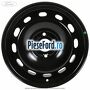Janta tabla 15 inch negru Ford Tourneo Courier 2014-2018 1.5 TDCi 95 cp XVCA, XVCB, XVCC, XVCD diesel