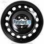 Janta tabla 16 inch culoare negru Ford Tourneo Connect 2013-2018 1.5 TDCi 100 cp XVGA, XVGB, XVGC, XXGA diesel