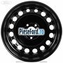 Janta tabla 16 inch culoare negru Ford Transit Connect 2013-2018 1.0 EcoBoost 100 cp B3GA, M2GA, M2GB benzina | Foto 2