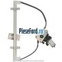Macara cu motoras geam stanga fata 4/5 usi Ford Escort 1990-1995 1.3 60 cp J4B, J6A benzina