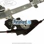 Macara fara motoras geam dreapta fata 5 usi Ford Fiesta 2005-2008 1.6 TDCi 90 cp HHJA, HHJB diesel