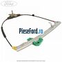 Macara geam usa fata dreapta manual 3 usi Ford Fiesta 1996-2001 1.6 16V Sport 103 cp L1T, L1V benzina