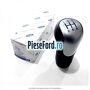 Nuca schimbator, 5 trepte negru crom Ford Fusion 1.4 TDCi 68 cp F6JA, F6JB diesel