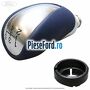 Nuca schimbator, 5 trepte piele albastra Ford Fiesta 2008-2012 1.6 TDCi 95 cp T3JA, TZJA, TZJB diesel