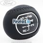 Nuca schimbator, cutie 6 trepte piele cusatura neagra Ford Mondeo 2000-2007 1.8 SCi 130 cp CFBA benzina