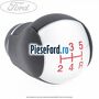 Nuca schimbator piele cutie viteza 5 trepte B5/IB5 Ford Fiesta 2005-2008 1.6 TDCi 90 cp HHJA, HHJB diesel