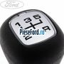 Nuca schimbator, plastic cutie 5 trepte centru argintiu Ford Escort 1990-1995 1.8 16V 130 cp RQB benzina