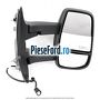 Oglinda dreapta reglaj electric brat lung semnal clar Ford Transit 2014-2018 2.2 TDCi RWD 100 cp DRR5 diesel