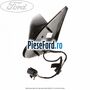 Oglinda dreapta reglaj electric capac negru Ford Fiesta 1996-2001 1.4 i 16V 90 cp FHA, FHE benzina