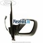 Oglinda dreapta reglaj electric capac negru Ford Fiesta 2002-2005 1.6 TDCi 90 cp HHJA, HHJB diesel