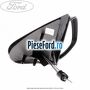 Oglinda dreapta reglaj manual capac negru Ford Fiesta 1996-2001 1.8 D 60 cp RTJ, RTK diesel