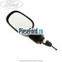 Oglinda dreapta reglaj manual capac negru Ford Ka 1996-2008 1.3 i 50 cp JJB benzina