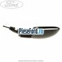 Oglinda dreapta reglaj manual capac negru Ford Ka 1996-2008 1.3 i 70 cp A9A, A9B benzina