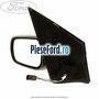 Oglinda stanga reglaj electric capac negru Ford Fusion 1.4 TDCi 68 cp F6JA, F6JB diesel