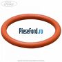 Oring portocaliu 14 conducta radiator clima Ford Fiesta 2008-2012 1.6 TDCi 75 cp HHJF, UBJA diesel