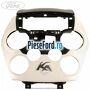 Ornament consola centrala pearl white Ford Ka 2009-2016 1.3 TDCi 75 cp 169A1000, FD4 diesel