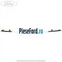 Ornament cromat hayon cu locas camera Ford Fiesta 2013-2017 1.0 65 cp XMJA, XMJB, XMJC, XMJD benzina