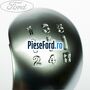 Ornament cromat nuca schimbator viteza 5 trepte Ford Fiesta 2005-2008 1.4 TDCi 68 cp N4JB diesel