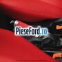 Ornament frana de mana, piele rosie Ford Ka 2009-2016 1.2 69 cp 169A4000, FP4 benzina