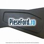 Ornament stanga exterior sezut scaun spate dublu Ford Tourneo Custom 2014-2018 2.2 TDCi 125 cp CYF4, CYFF diesel | Foto 2