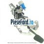 Pedalier frana dupa an 11/2018 Ford Fiesta Active 2018-2023 1.0 EcoBoost 101 cp SFJE, SFJF, SFJH, SFJJ, SFJK benzina