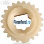 Pinion cablu actionare aeroterma Ford Fiesta 2005-2008 1.6 TDCi 90 cp HHJA, HHJB diesel