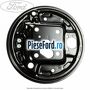 Platou tambur frana dreapta 180 mm cu ABS Ford Ka 1996-2008 1.6 i 95 cp CDB, CDC benzina