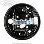 Platou tambur frana stanga 180 mm fara ABS Ford Fiesta 1996-2001 1.8 DI 75 cp RTN, RTP, RTQ diesel