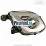 Proiector stanga rotund Ford Fiesta 2017-2023 1.1 Ti-VCT 70 cp XPJA, XPJB, XPJC, XPJD benzina