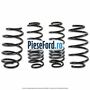 Set arcuri elicoidale suspensie sport Ford Fiesta Active 2018-2023 1.0 EcoBoost mHEV 125 cp B7JA, B7JB, B7JC Hybrid