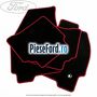 Set covorase fata si spate mocheta dungi rosii Ford Mondeo 2000-2007 1.8 16V 110 cp CGBA, CGBB benzina | Foto 2