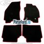 Set covorase fata si spate mocheta dungi rosii Ford Mondeo 2000-2007 2.0 TDCi 131 cp FMBA, N7BA, N7BB diesel