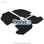 Set covorase fata si spate, mocheta negru Ford Ka 1996-2008 1.3 i 50 cp JJB benzina | Foto 3