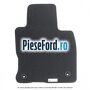 Set covorase fata spate mocheta negre cusatura rosie Ford Kuga 2019-2023 1.5 EcoBlue 120 cp ZTDA diesel