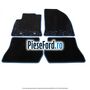 Set covorase fata spate premium velur albastru passion Ford Fiesta 2005-2008 1.25 16V 70 cp M7JA, M7JB benzina