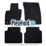 Set covorase fata spate velur negre cusatura argintie Ford Kuga 2019-2023 1.5 EcoBoost 150 cp YZDA, YZDB benzina