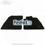 Set Covorase fata velur negre, cusaturi gri Ford Fiesta 2017-2023 1.0 EcoBoost 140 cp YYJE, YYJG benzina
