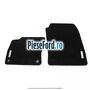 Set covorase fata, velur negru cu logo Ford Focus 2011-2014 2.0 TDCi 140 cp UFDB diesel
